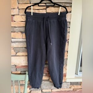 Lululemon Scuba High-Rise Black Jogger Sweatpants